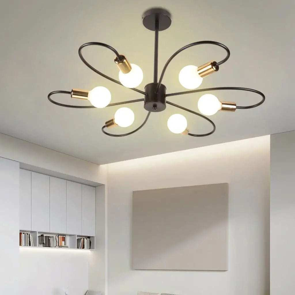 Black modern pendant