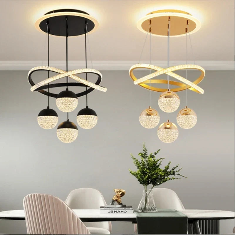 Modern LED Pendant, 2 Styles, view 4