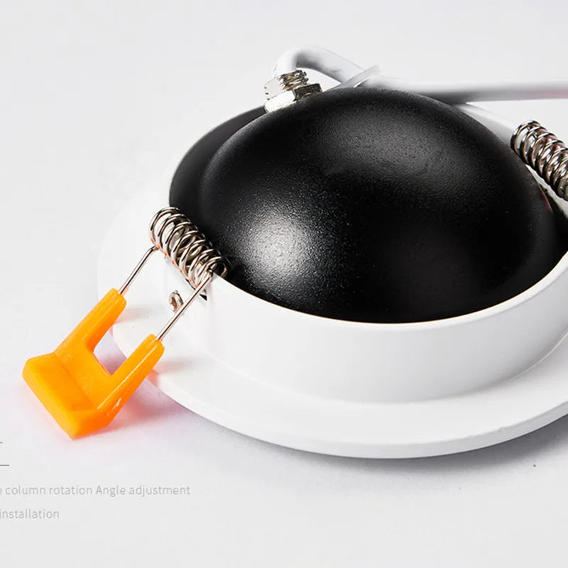 Rotating LED spotlight