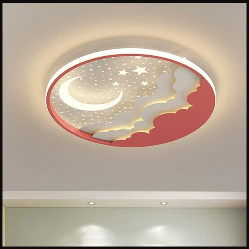 Star moon ceiling light