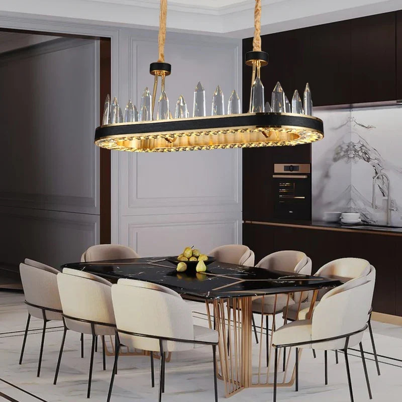 Clear Crystal Chandelier, view 5