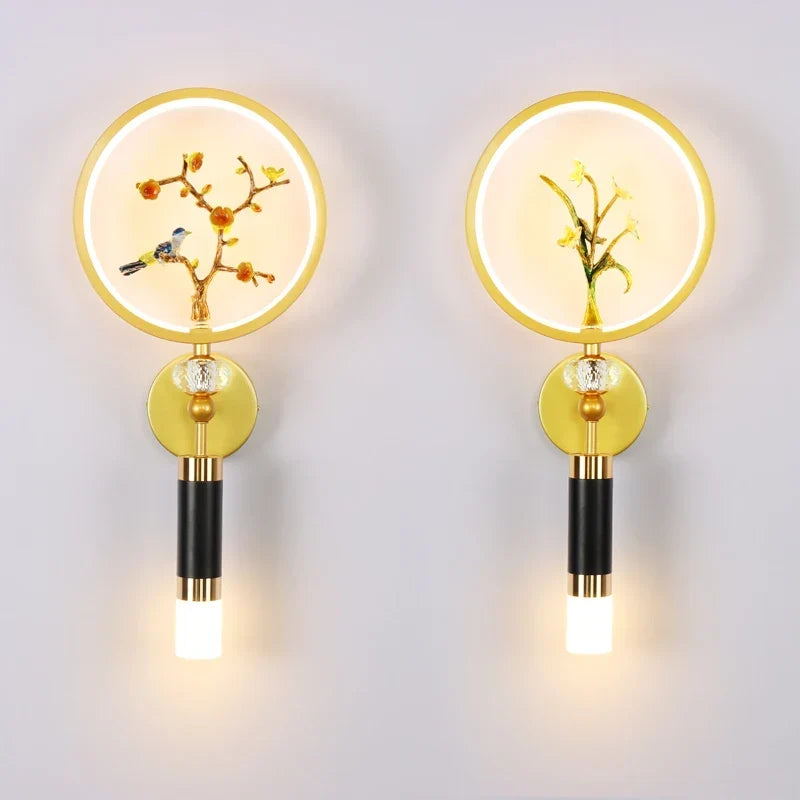 Premium crystal LED wall light