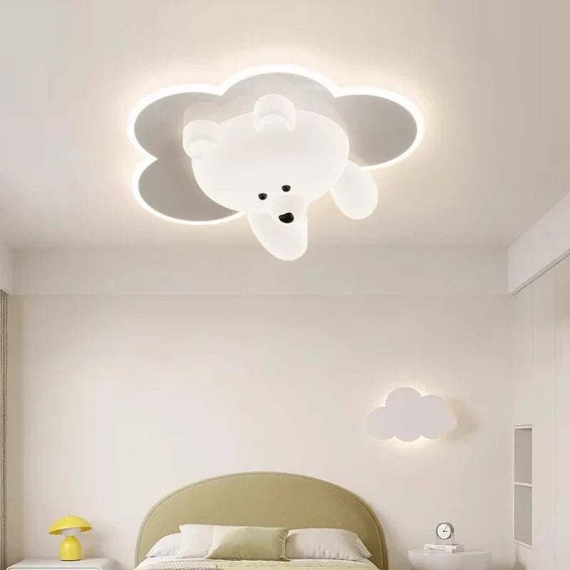 Bear cloud kids light