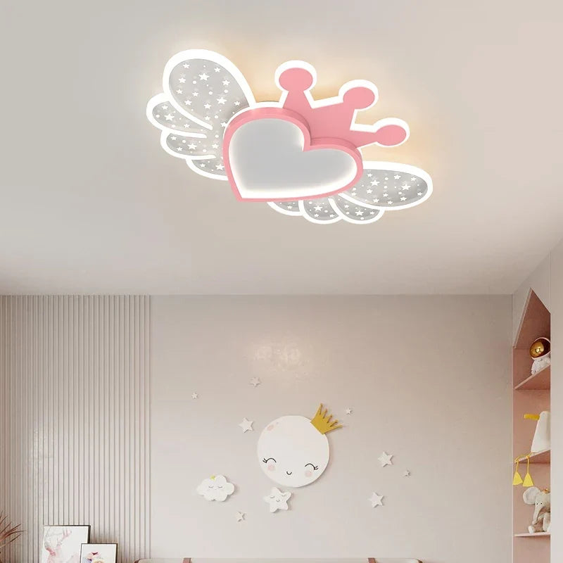 Heart LED chandelier