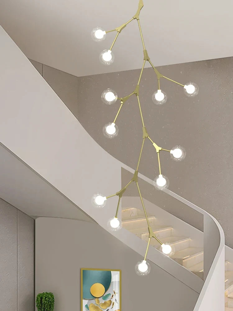 Clear G9 chandelier