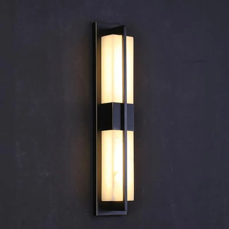 Outdoor linear wall light