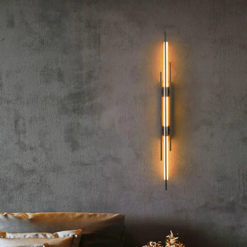 Dimmable gold sconce