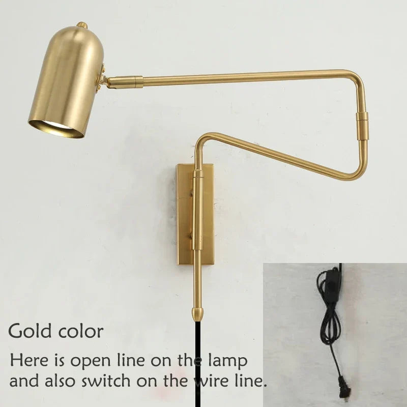 Industrial Arm Wall Light, view 11