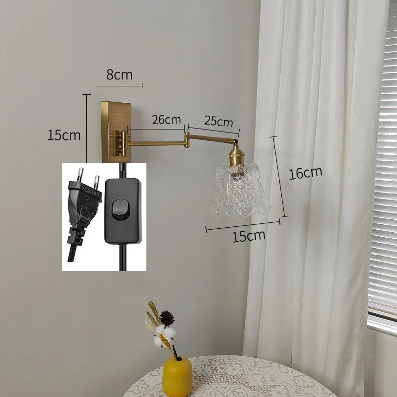 Rotating Arm Glass Light, view 9