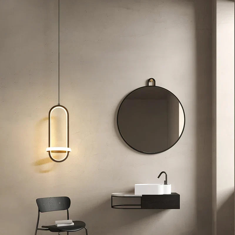 Gold LED pendant
