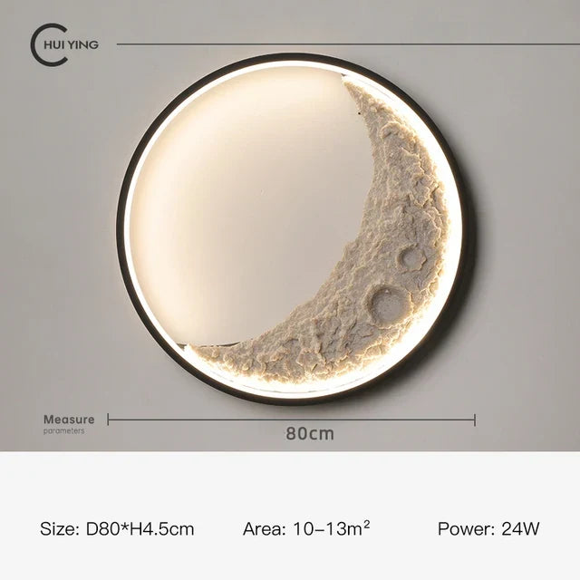 Resin Moon Sconce, view 9
