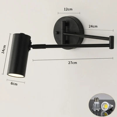Modern Iron Reading Light, view 10