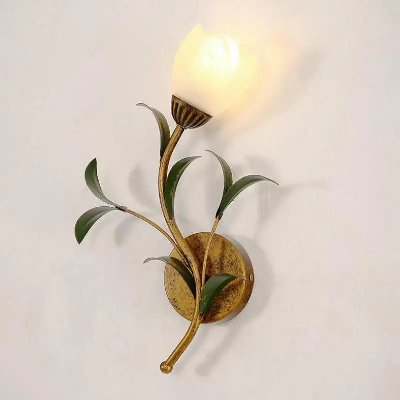 Retro American iron wall light