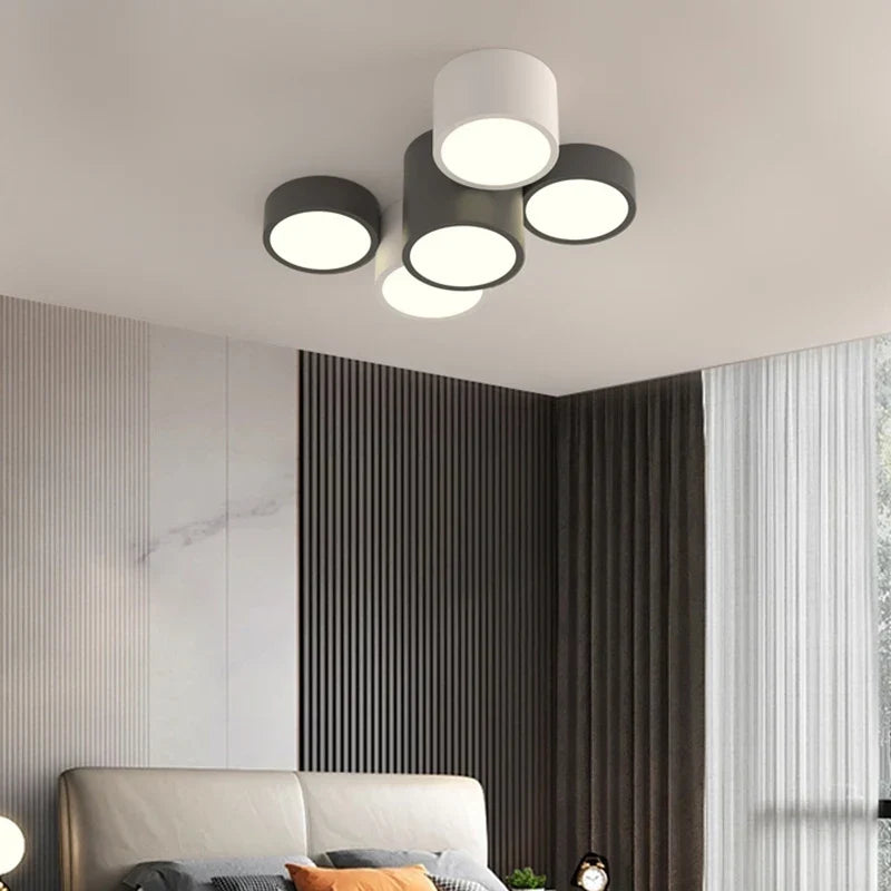 Multi head LED ceiling light