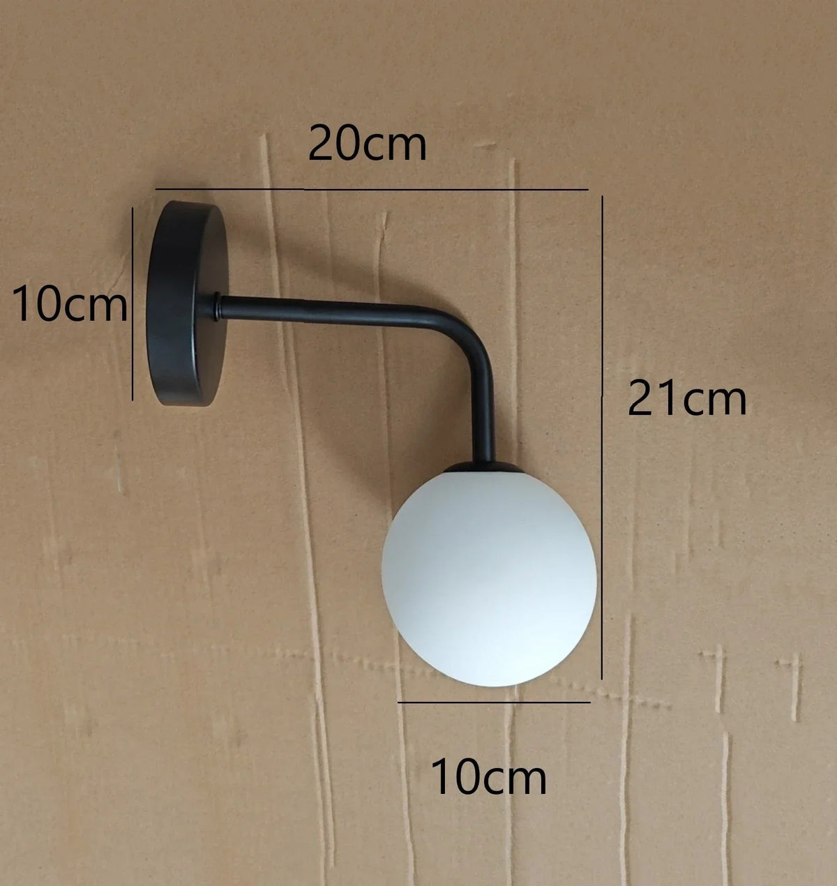 Gold Glass Sconce, view 9