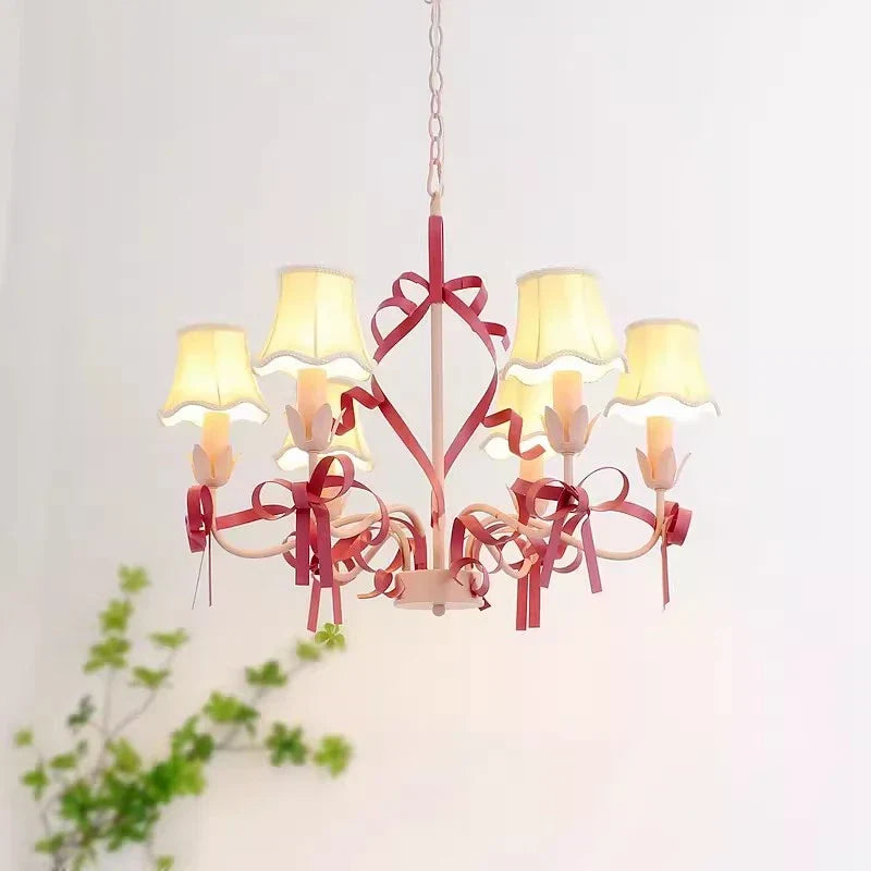 Pink princess chandelier