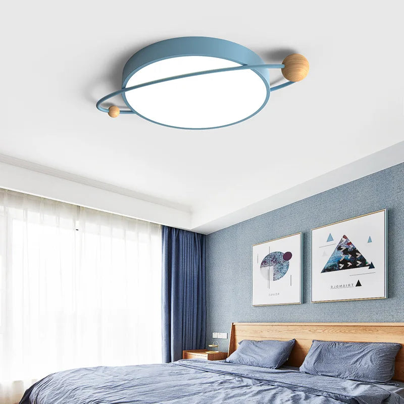 Colorful flush mount
