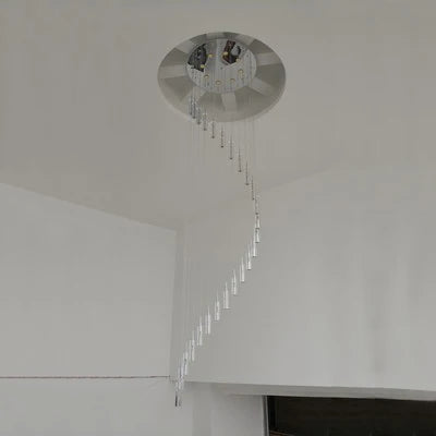 Spiral Crystal Chandelier, view 10