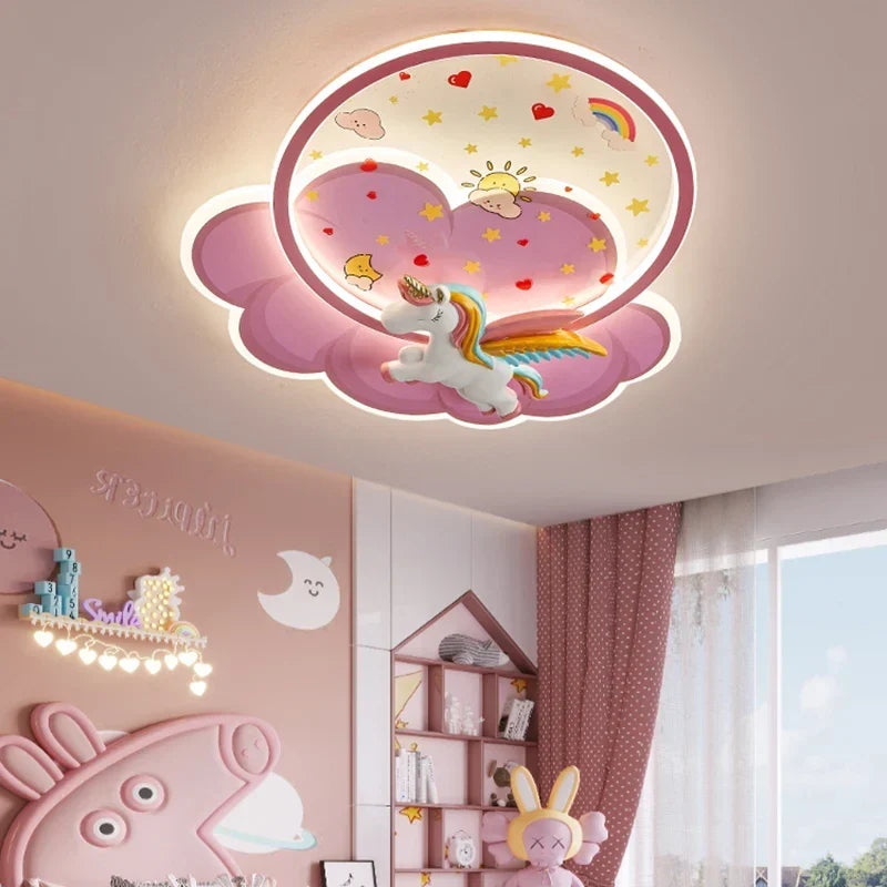Unicorn ceiling light