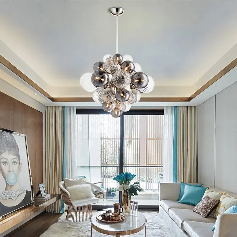 Scandi Bar Chandelier, view 3