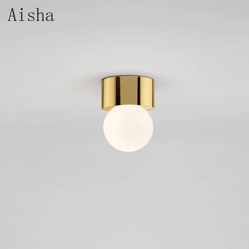 Post modern glass ceiling light
