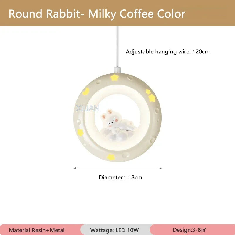 Kids Bear and Rabbit Pendant, view 12