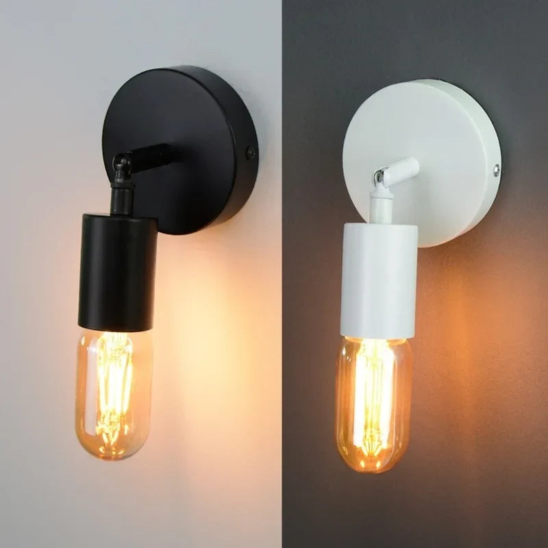 Black multi-head wall light in a kitchen