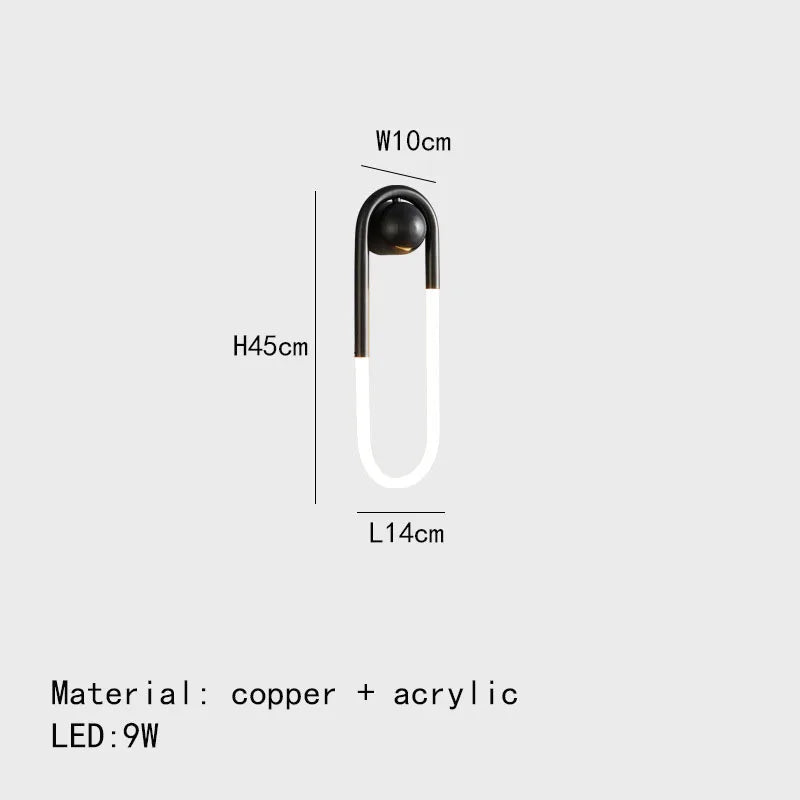 Modern Ellipse LED Light, view 9