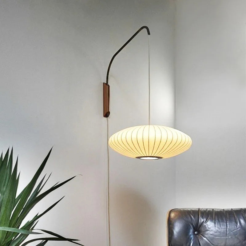 Silk Ball Wall Light, view 4
