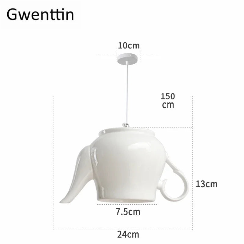 Teapot Pendant, view 12
