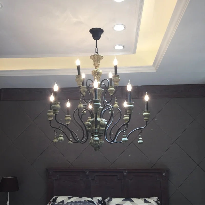 Industrial E14 chandelier