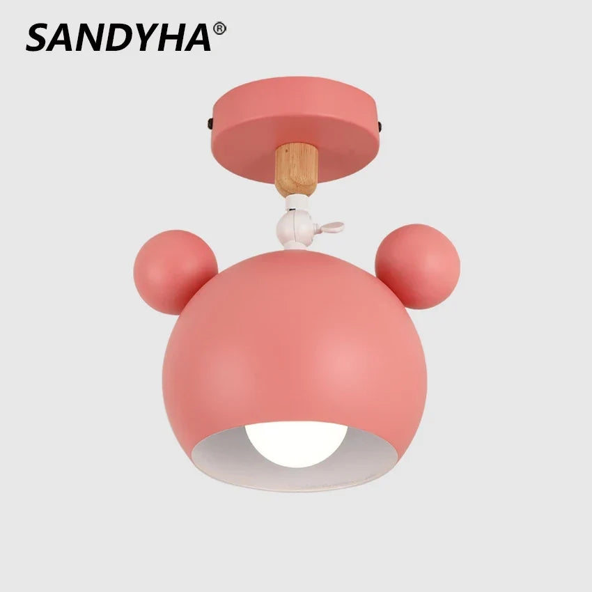 Panda kids ceiling light
