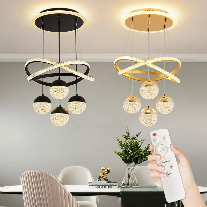 Modern 4-head pendant