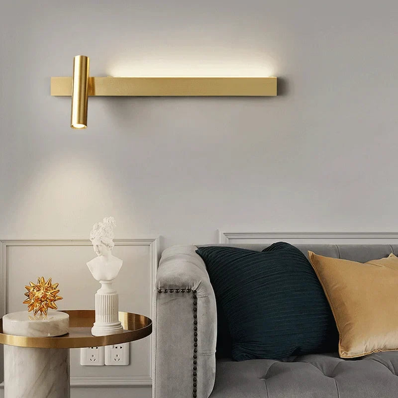 Copper Linear Sconce, view 5
