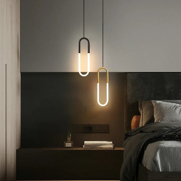 Nordic plated LED pendant