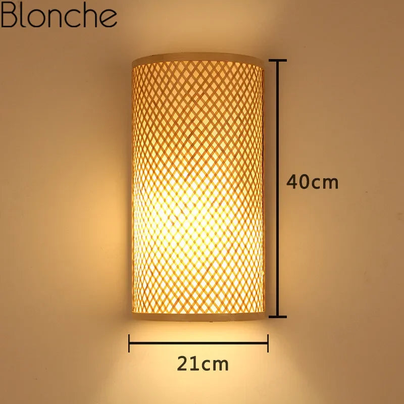 Handwoven Bamboo Light, view 4