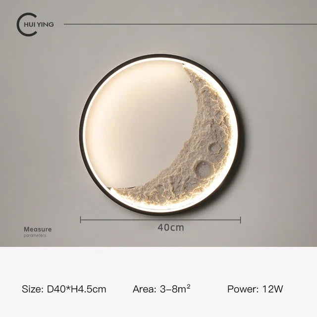 Resin Moon Sconce, view 10
