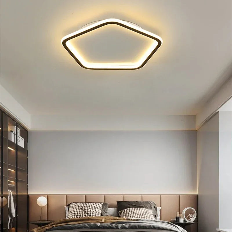 Black gold ceiling light
