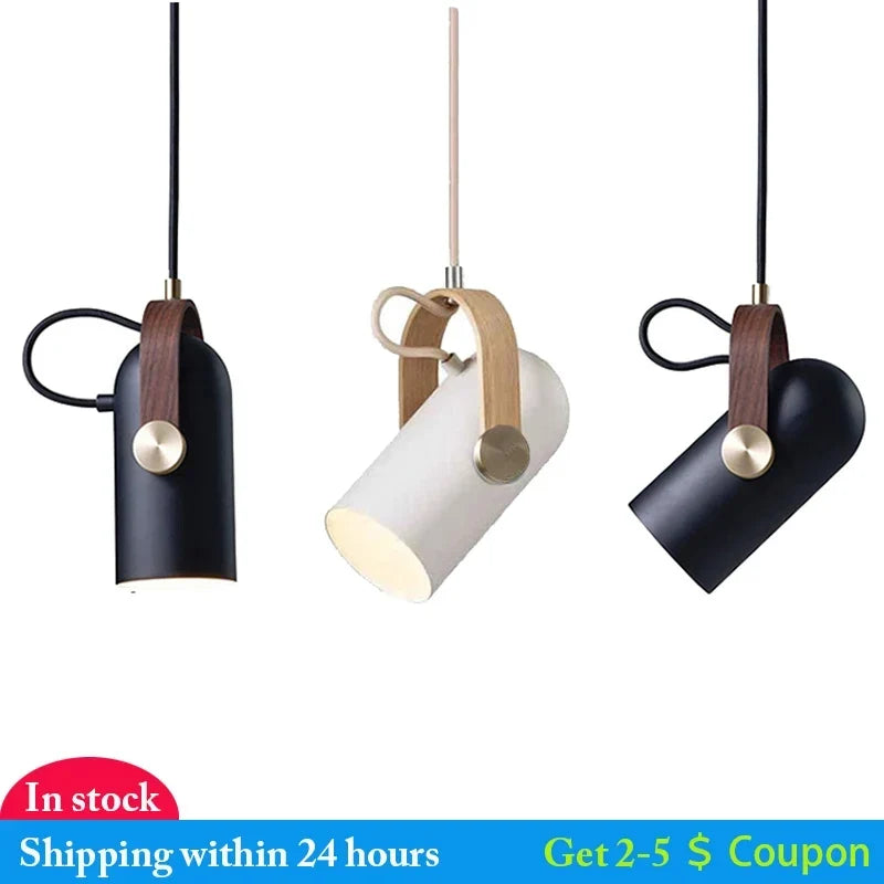 Rotating metal spot pendant