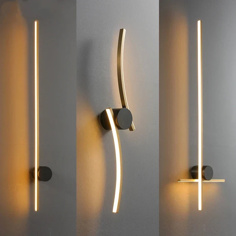 Brass sconce in a dining room