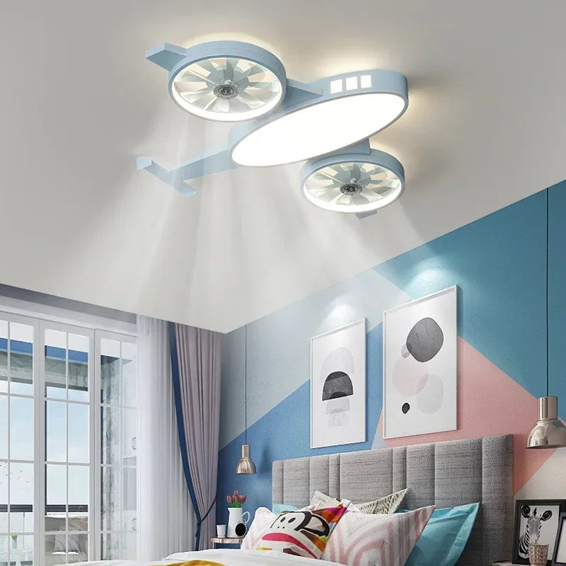 Boys room fan light