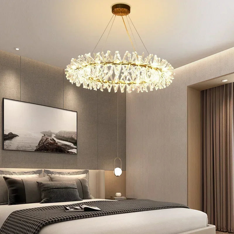 Crystal Ring Chandelier, view 5