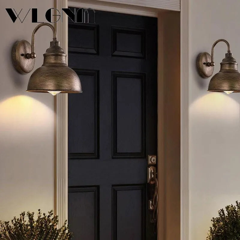 Vintage outdoor wall lantern