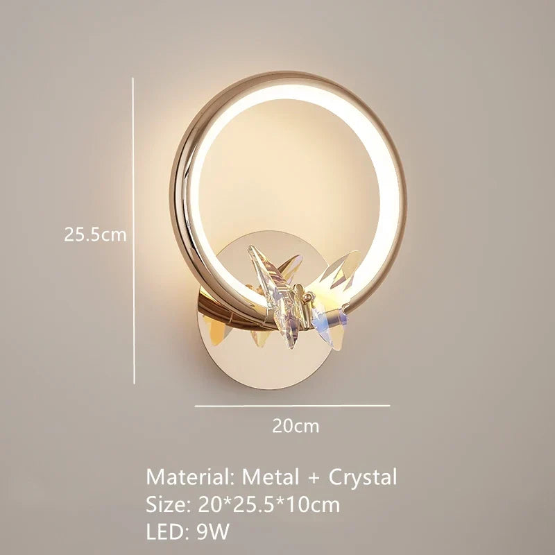 Crystal Butterfly Light, view 7