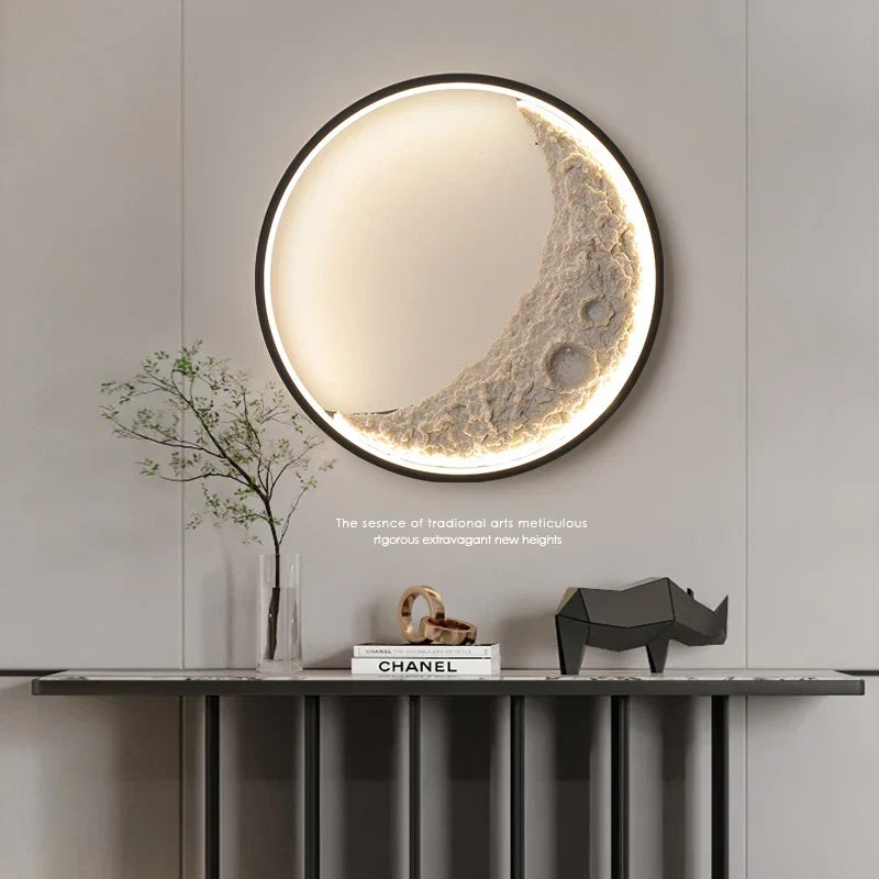 Resin Moon Sconce, view 6