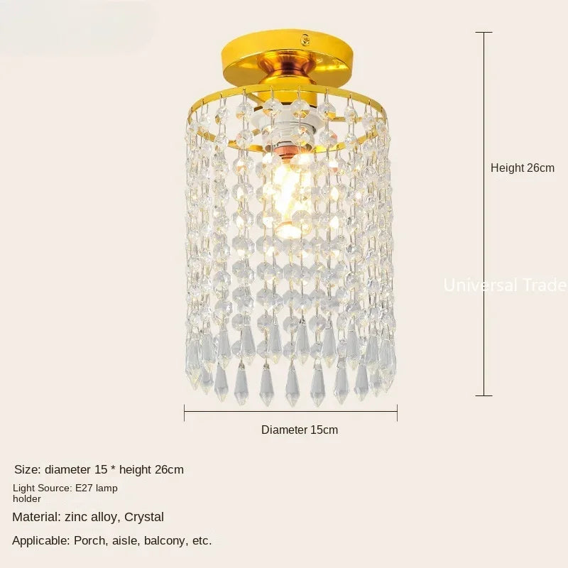 K9 crystal ceiling light
