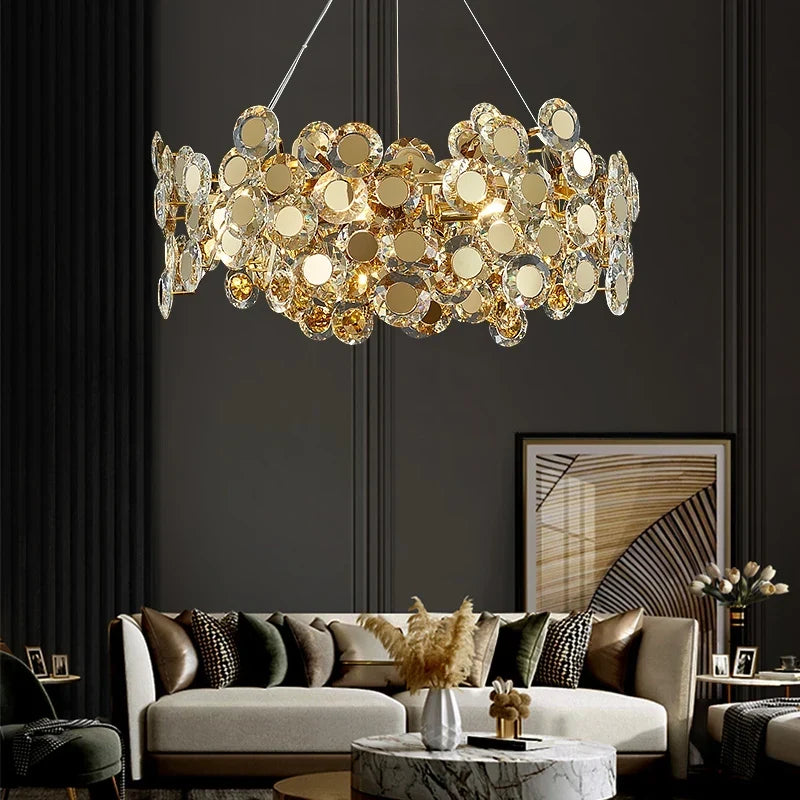 Sunflower chandelier