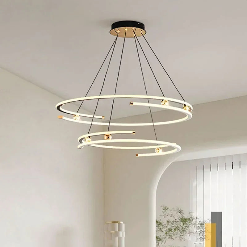 Elegant LED ring pendant