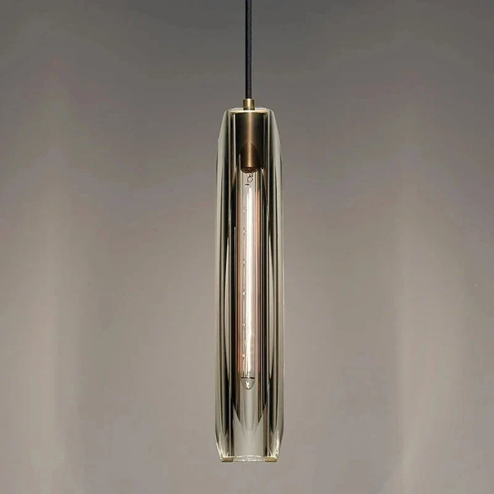 Long luxury crystal pendant
