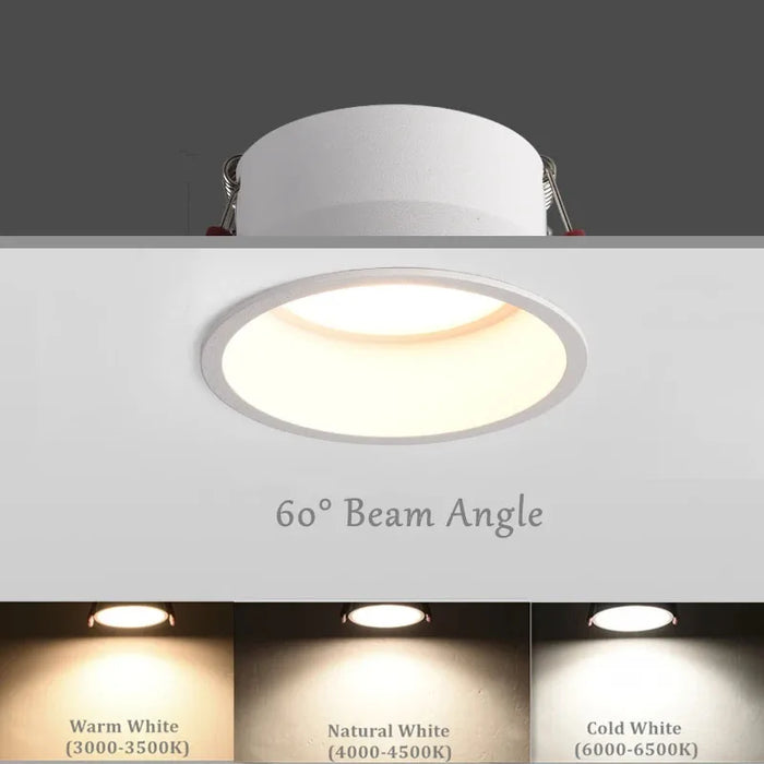 Anti-glare downlight